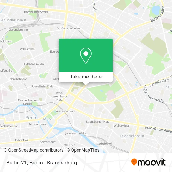 Berlin 21 map