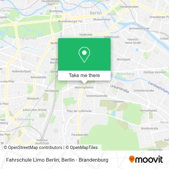 Fahrschule Limo Berlin map