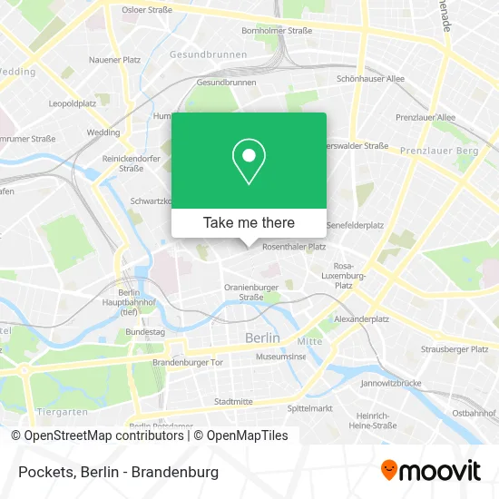 Pockets map