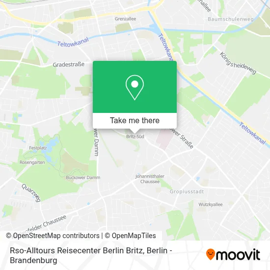 Rso-Alltours Reisecenter Berlin Britz map