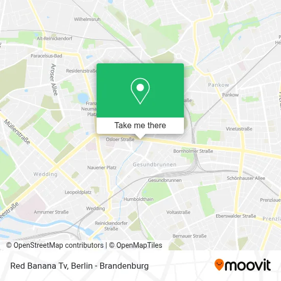 Red Banana Tv map
