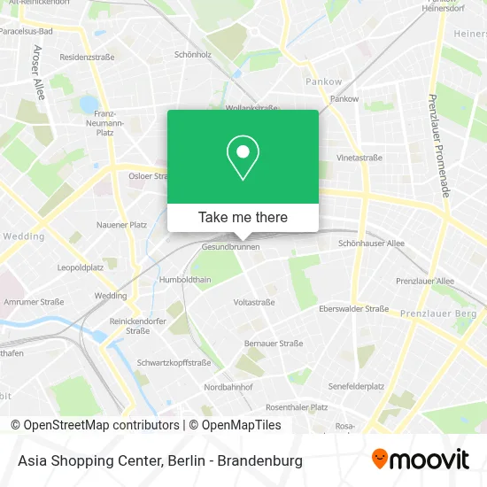 Asia Shopping Center map