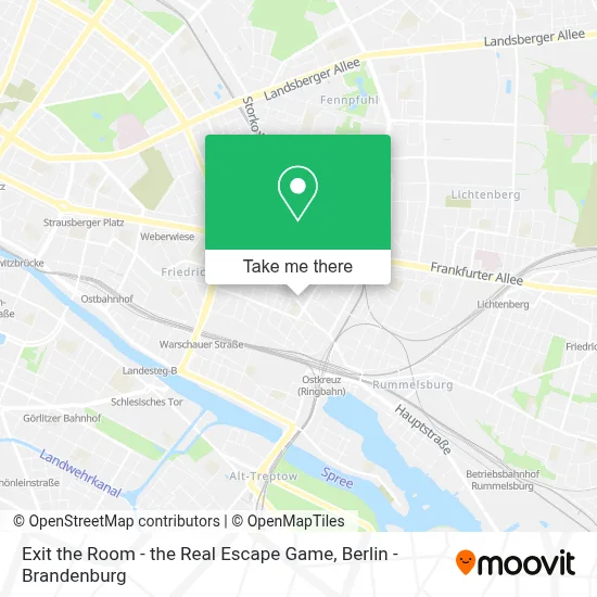 Exit the Room - the Real Escape Game map