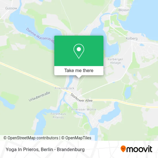 Yoga In Prieros map