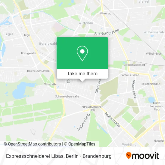 Expressschneiderei Libas map
