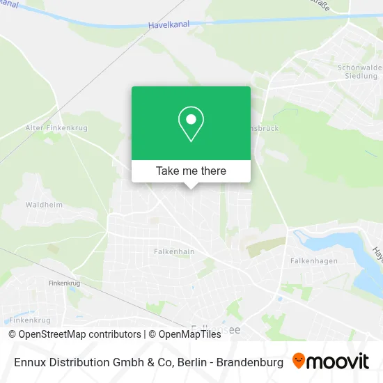 Ennux Distribution Gmbh & Co map