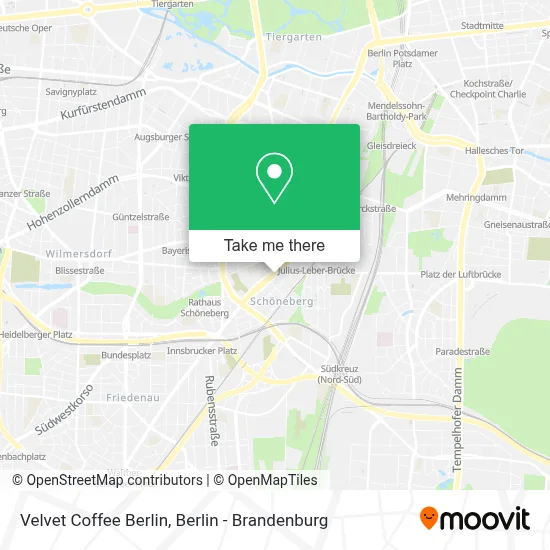 Velvet Coffee Berlin map