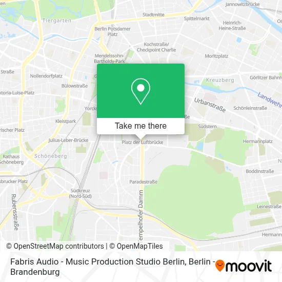 Fabris Audio - Music Production Studio Berlin map