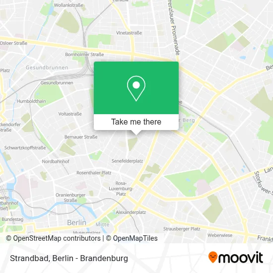 Strandbad map