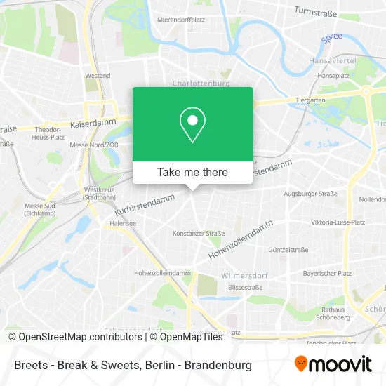 Breets - Break & Sweets map