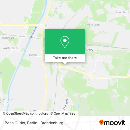 Boss Outlet map
