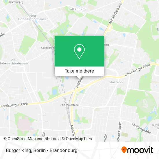 Burger King map