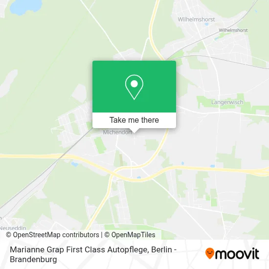 Marianne Grap First Class Autopflege map