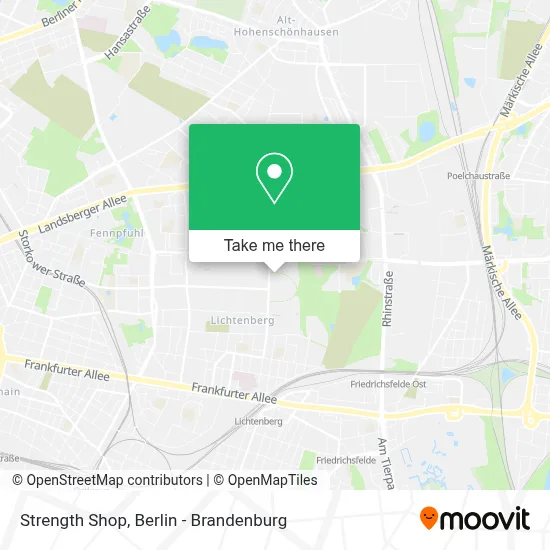 Strength Shop map