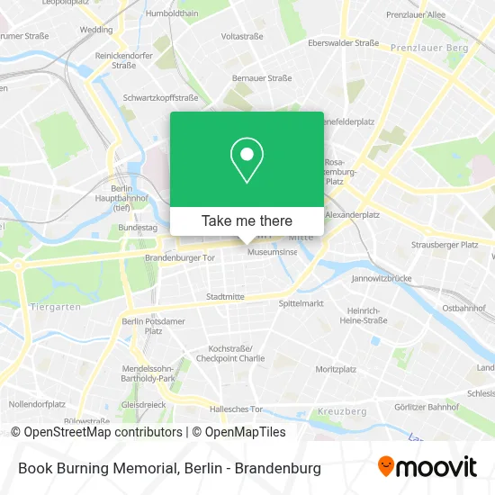 Book Burning Memorial map