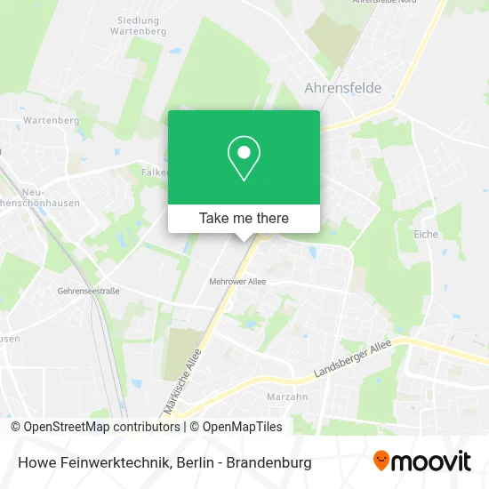 Howe Feinwerktechnik map
