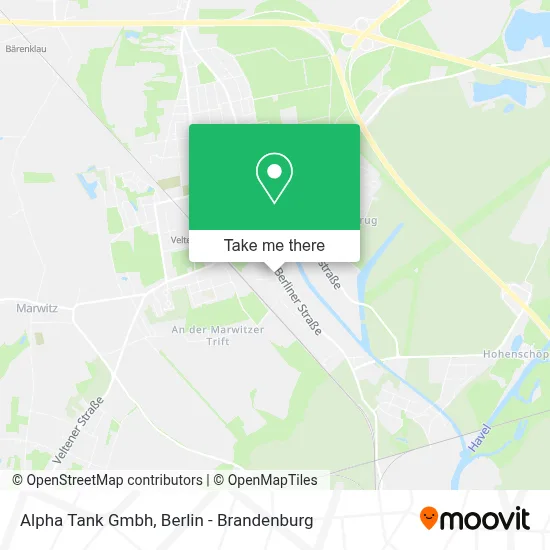 Alpha Tank Gmbh map