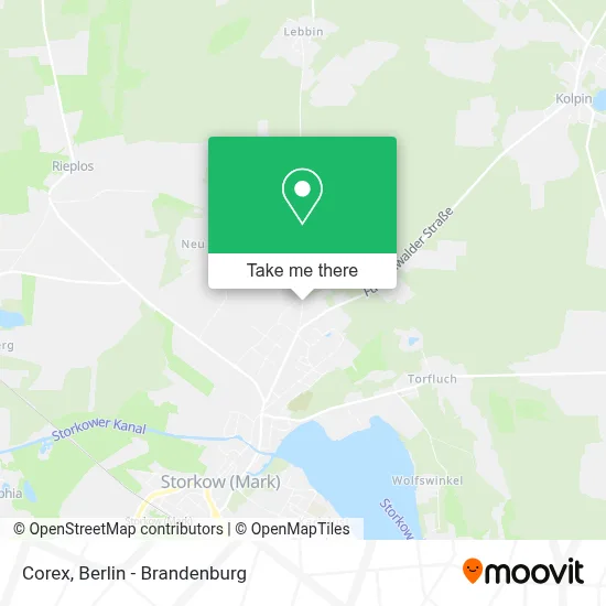 Corex map