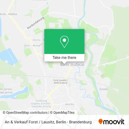 An & Verkauf Forst / Lausitz map