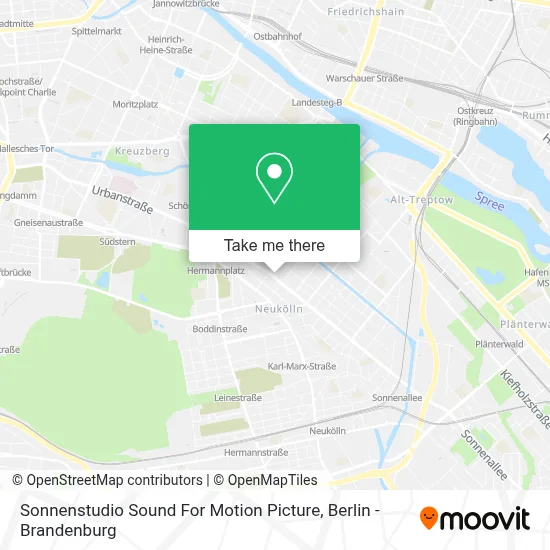 Sonnenstudio Sound For Motion Picture map