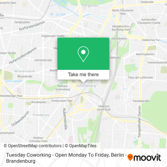 Tuesday Coworking - Open Monday To Friday map