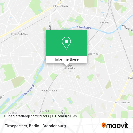 Timepartner map