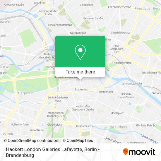 Hackett London Galeries Lafayette map