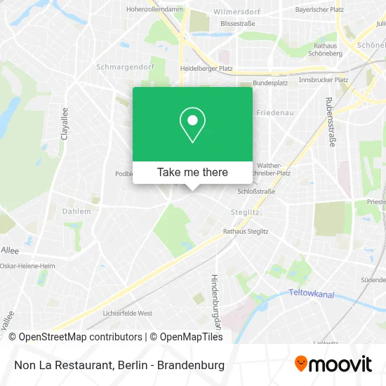 Non La Restaurant map