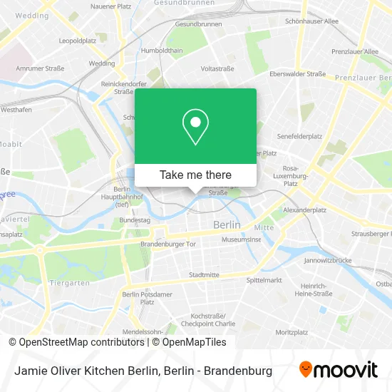 Jamie Oliver Kitchen Berlin map