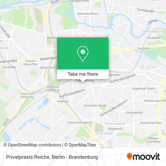 Privatpraxis Reiche map