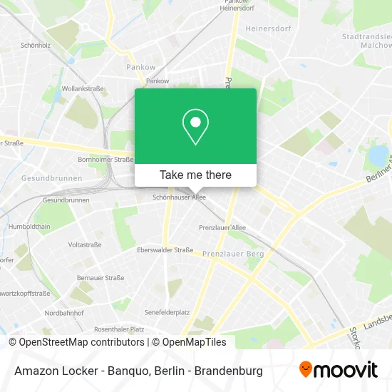 Amazon Locker - Banquo map