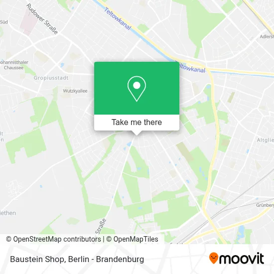 Baustein Shop map