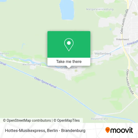 Hottes-Musikexpress map