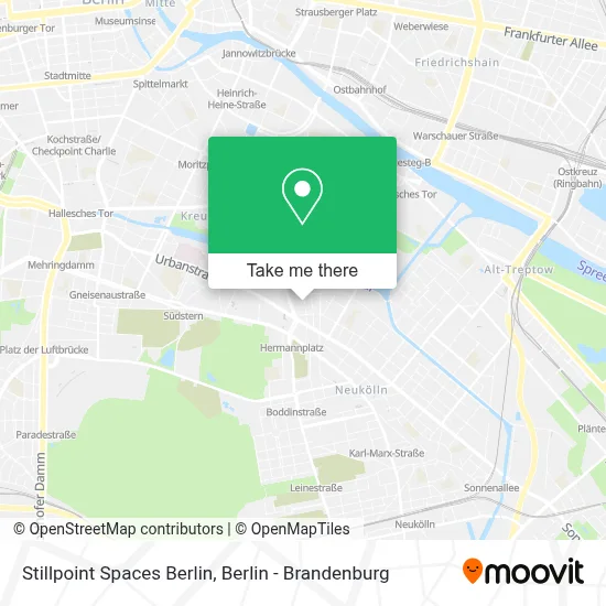Stillpoint Spaces Berlin map