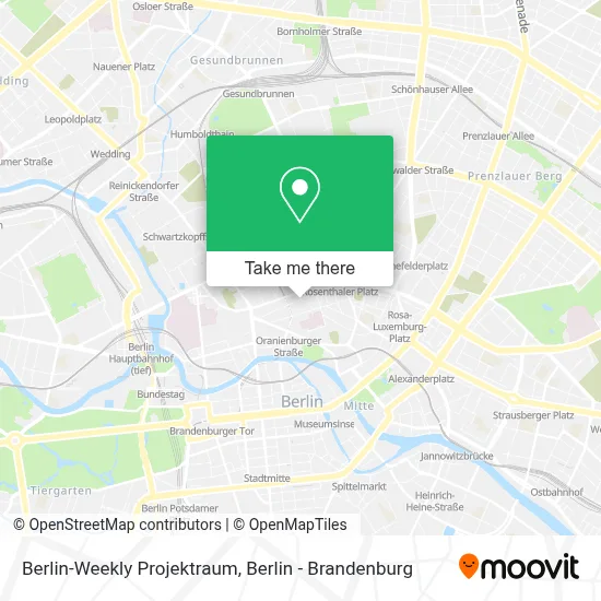 Berlin-Weekly Projektraum map