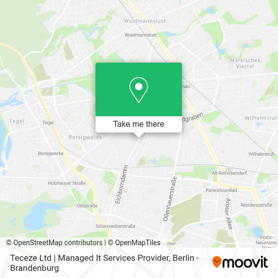 Teceze Ltd | Managed It Services Provider map