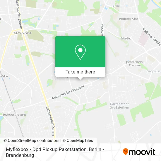 Myflexbox - Dpd Pickup Paketstation map