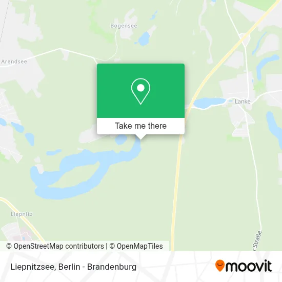 Liepnitzsee map