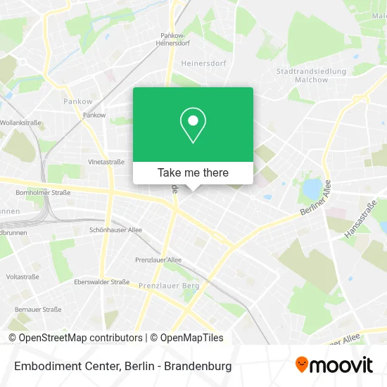 Embodiment Center map