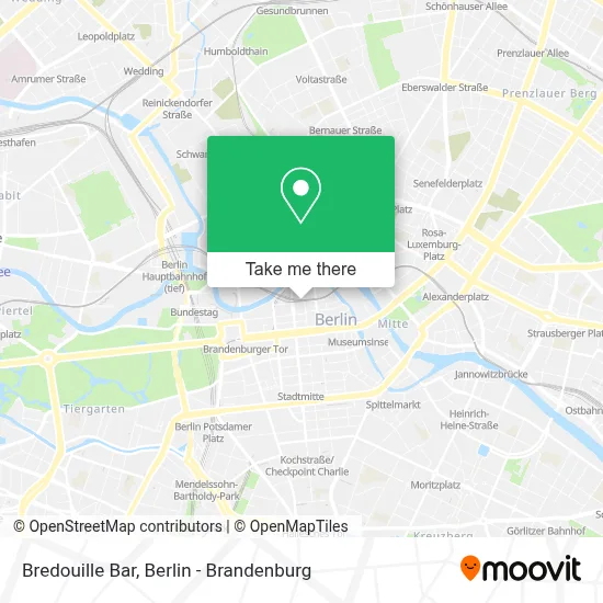 Bredouille Bar map