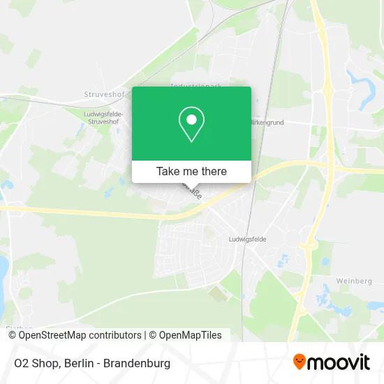 O2 Shop map
