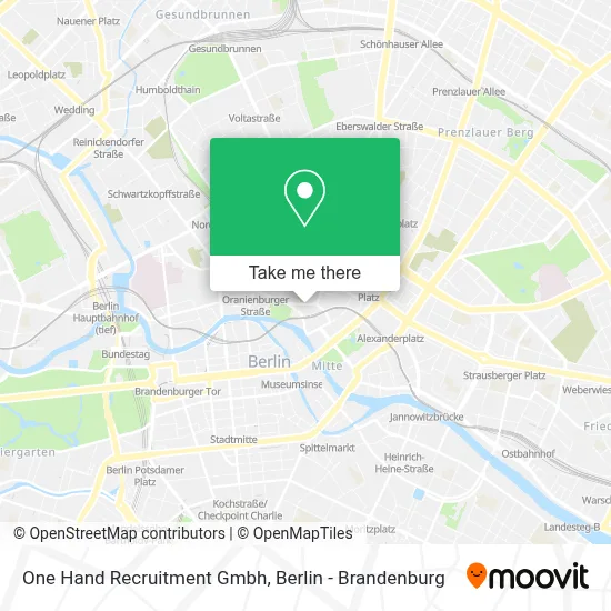 One Hand Recruitment Gmbh map