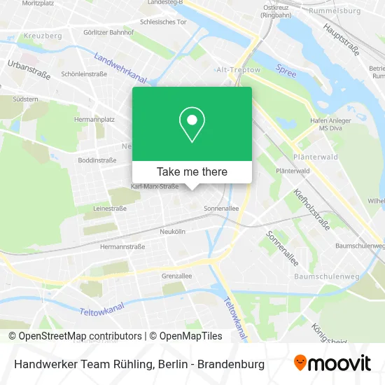 Handwerker Team Rühling map