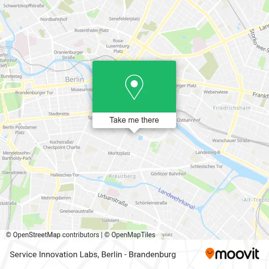 Service Innovation Labs map