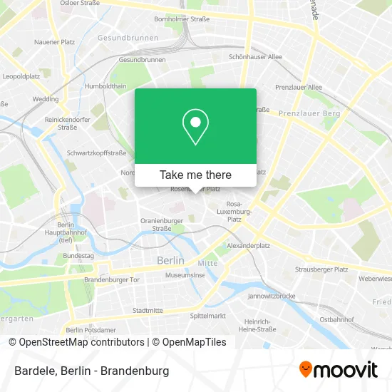 Bardele map