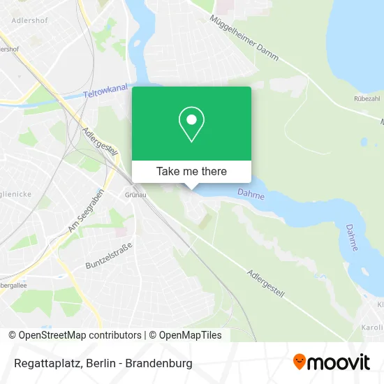 Regattaplatz map