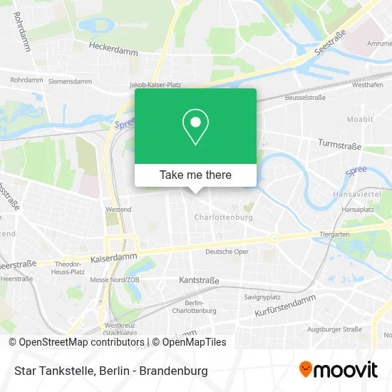 Star Tankstelle map