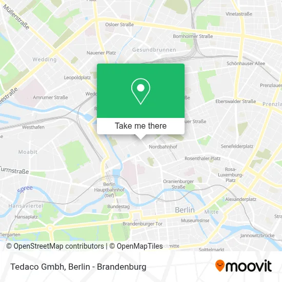Tedaco Gmbh map