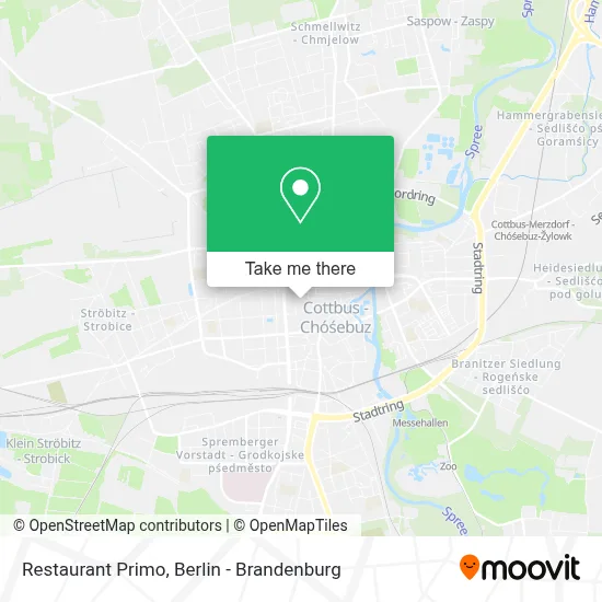Restaurant Primo map
