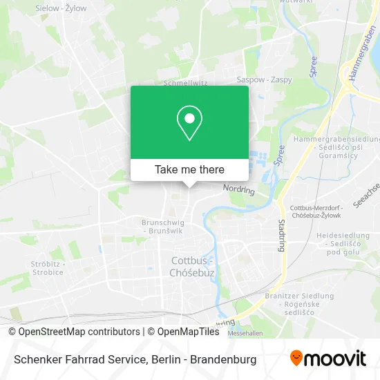 Schenker Fahrrad Service map
